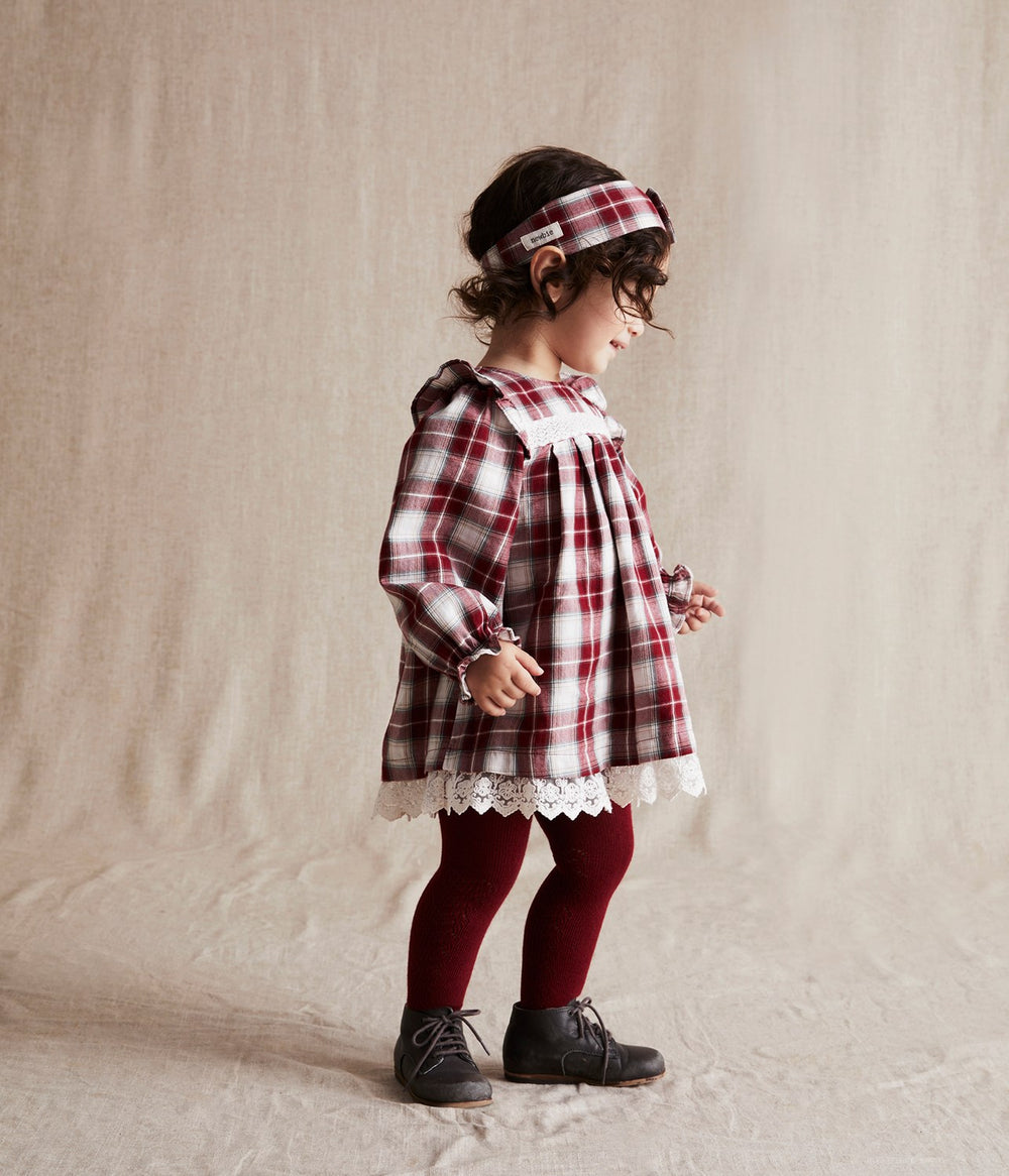 Baby red hotsell check dress