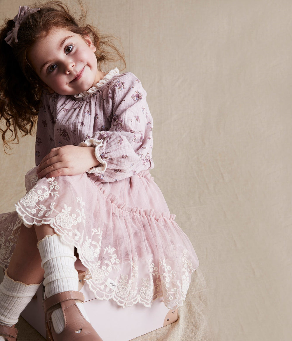 Light pink shop tulle skirt toddler