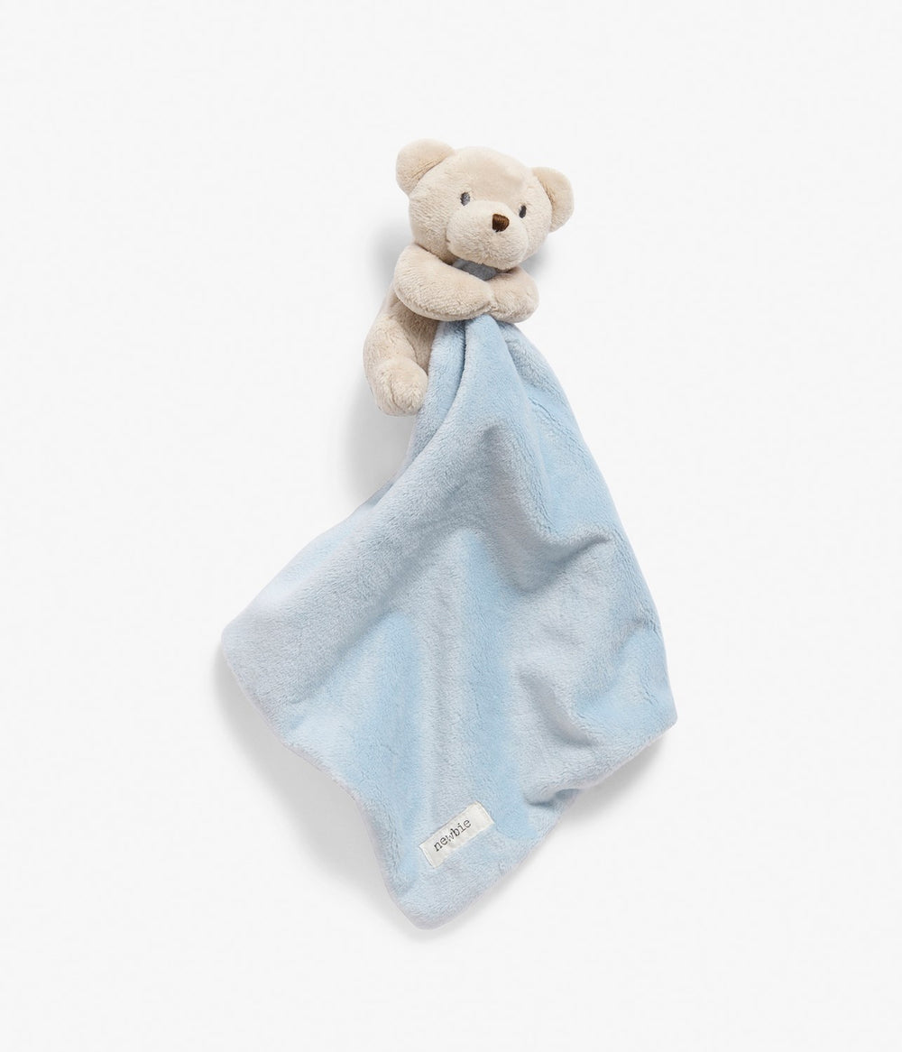 Baby blue teddy bear snuggle blanket Newbie