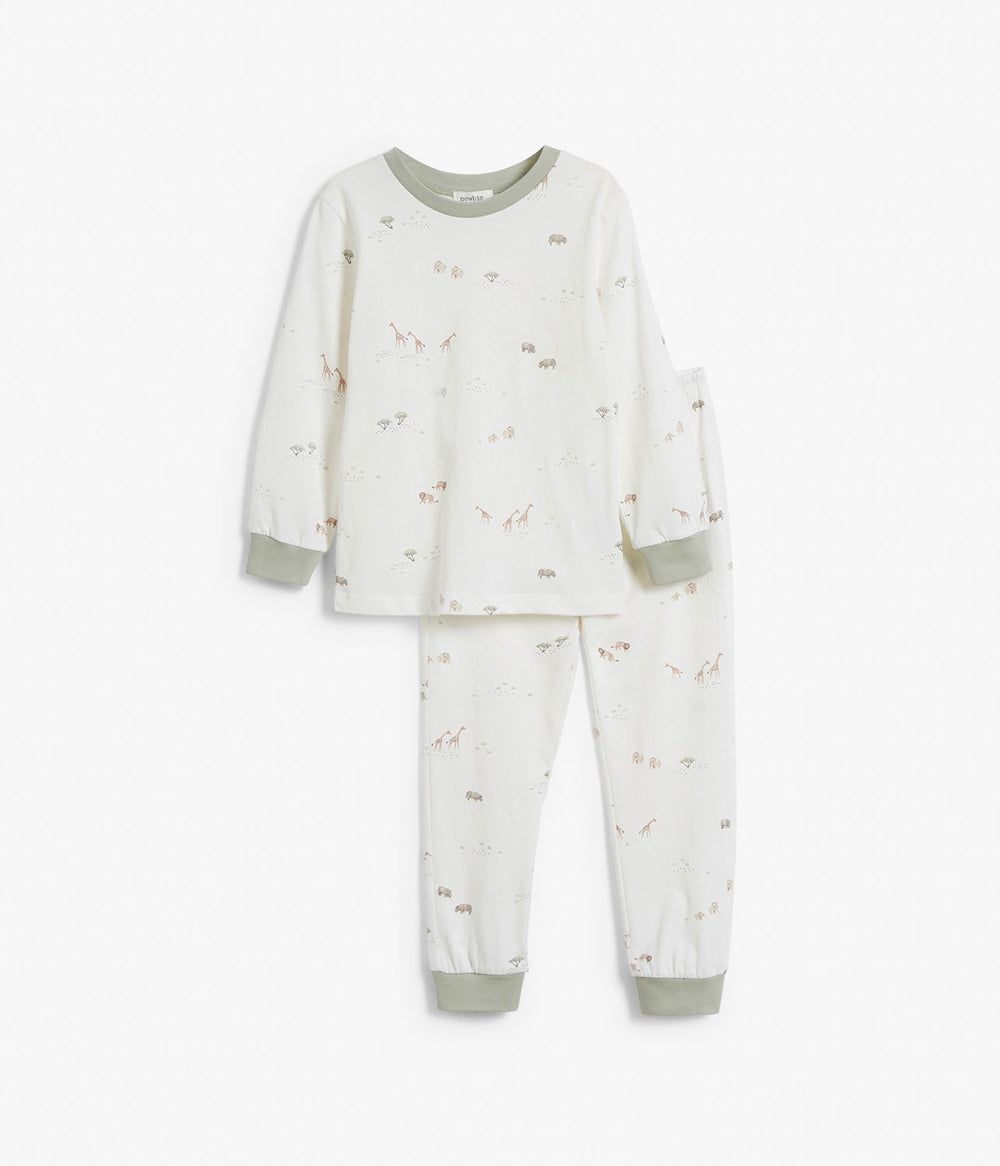 White pajama 2025 set kids