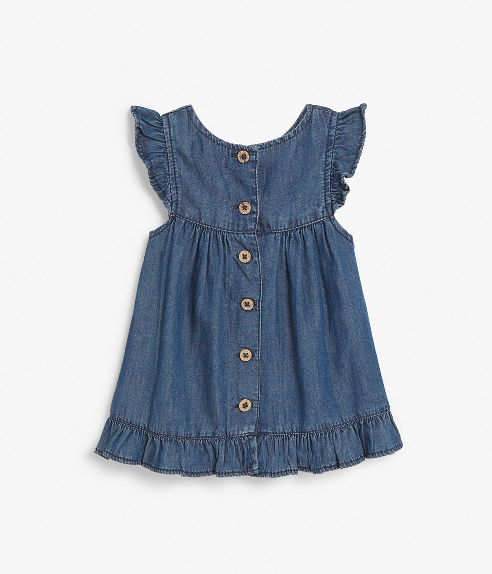 Infant blue deals jean dress